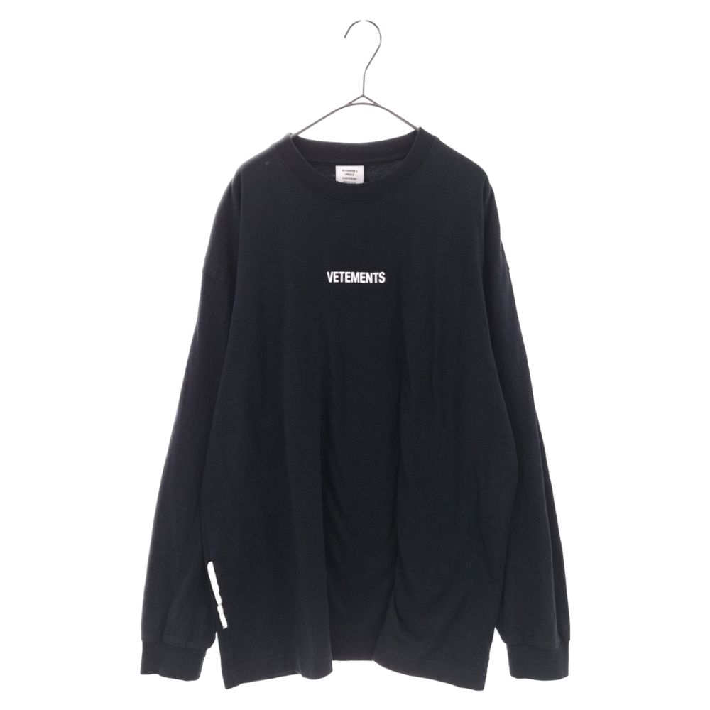 VETEMENTS (ヴェトモン) 19AW Logo Label L/S Tee ロゴラベル ロング