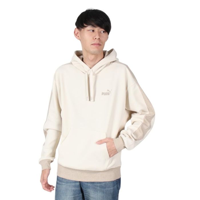 【新品・2営業日で発送】PUMA プーマ CORE_HERITAGE_MX_フーディ (683587) 色 : ALPINE_SNOW サイズ : M 