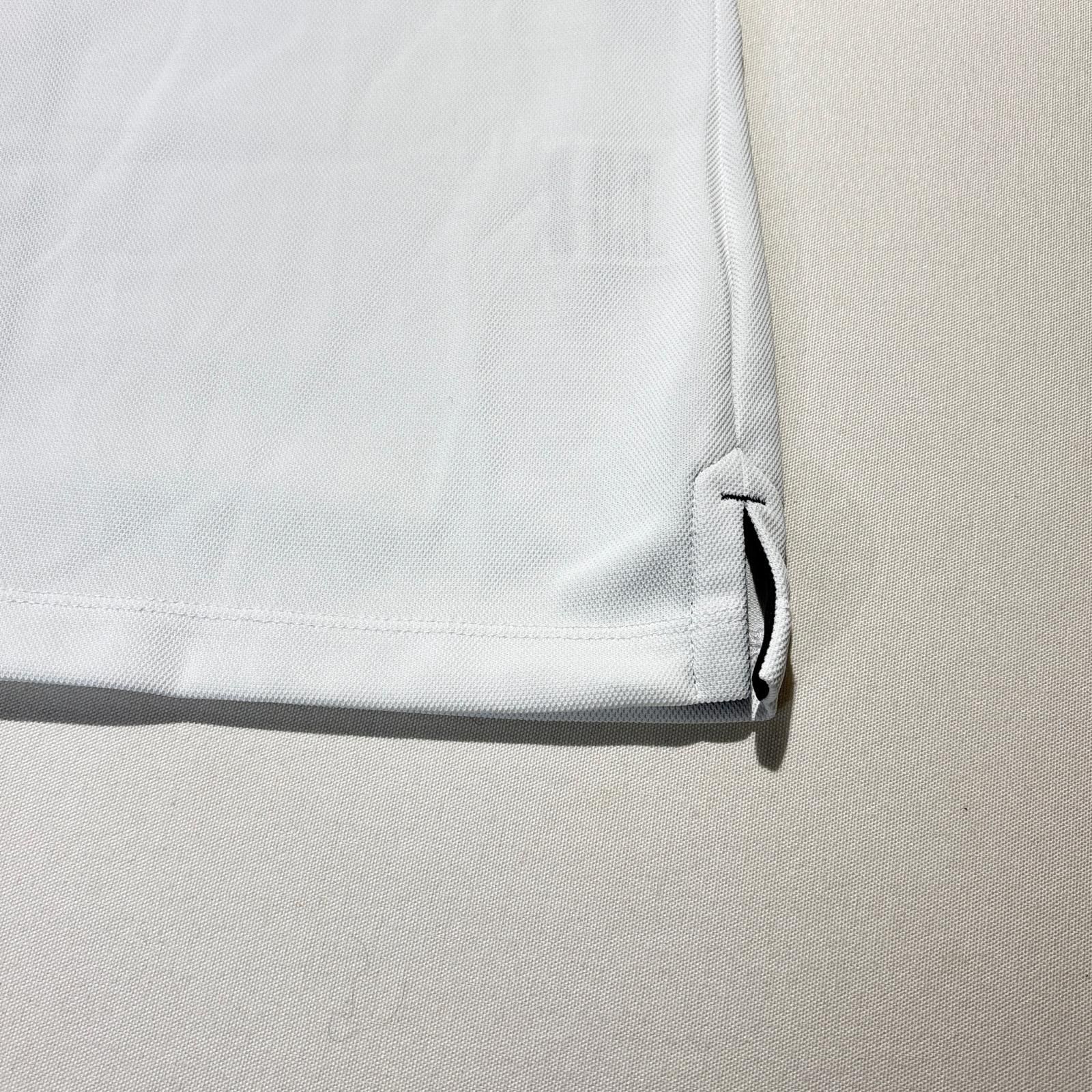 ファッションブランド レディース ハチヤーズ 8YARDS 半袖ポロシャツ S 黒×白 バイ バックプリント 激安通販 送料515円。