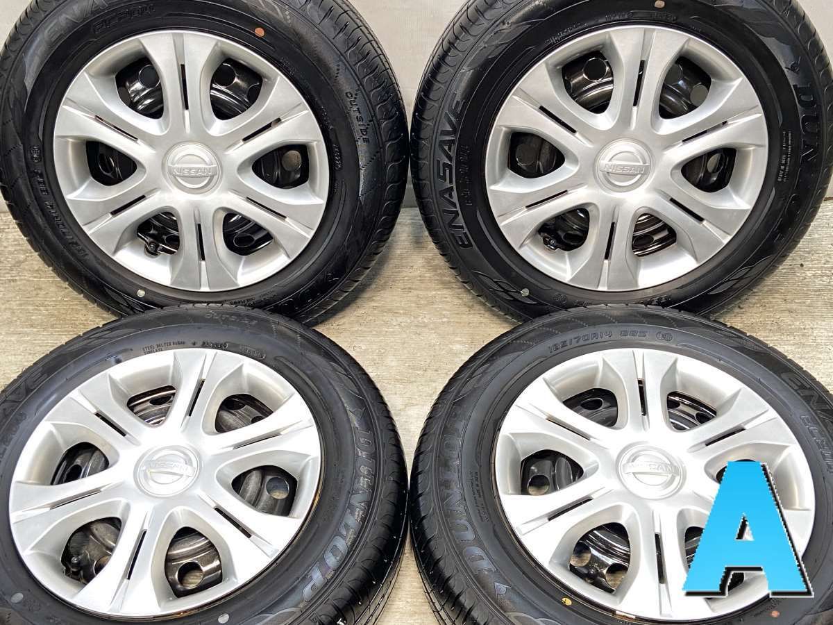 185/70R14 ダンロップ エナセーブ EC204 日産純正 14x5.5 100-4