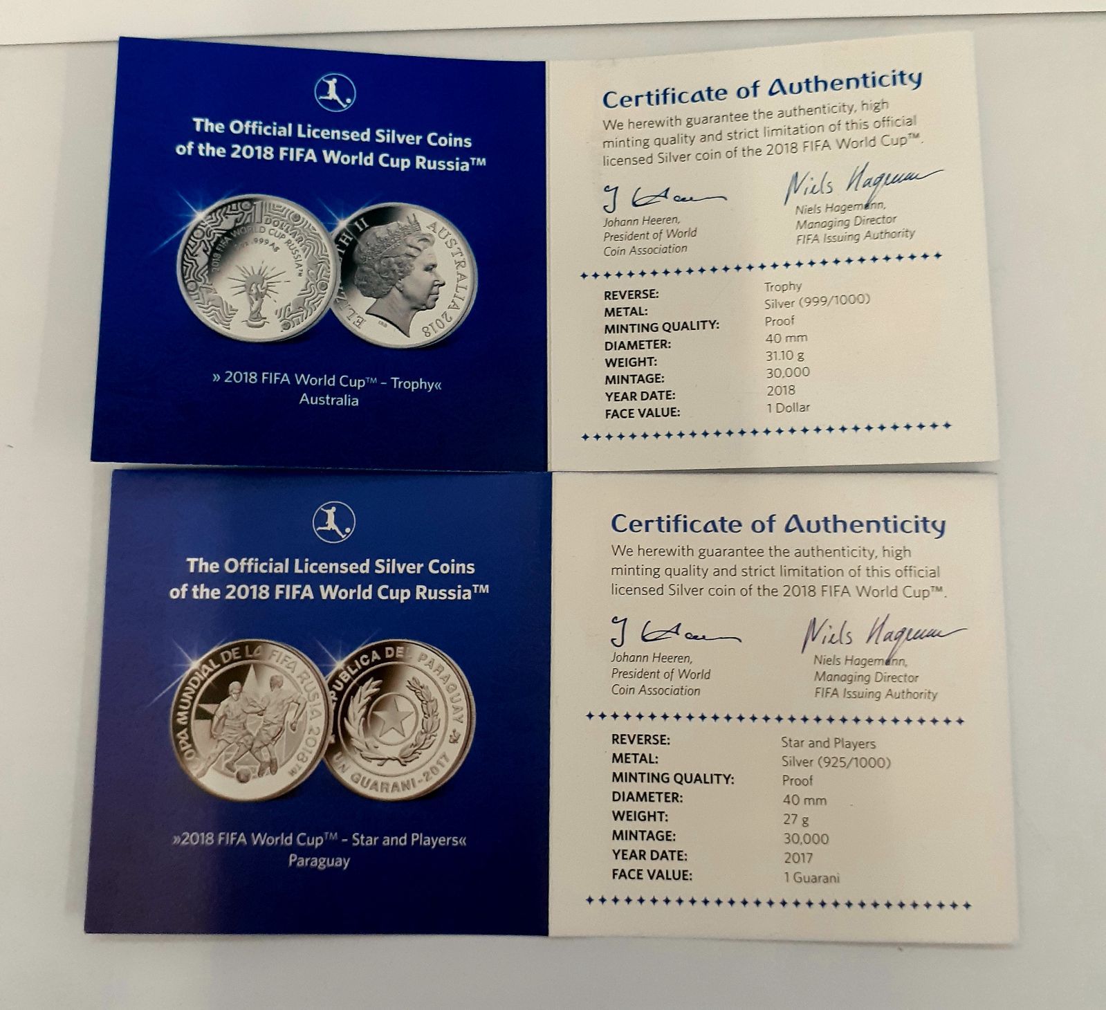 ロシア2018 公式ライセンス銀貨セット ロシア2018 公式ライセンス銀貨セット - メルカリ