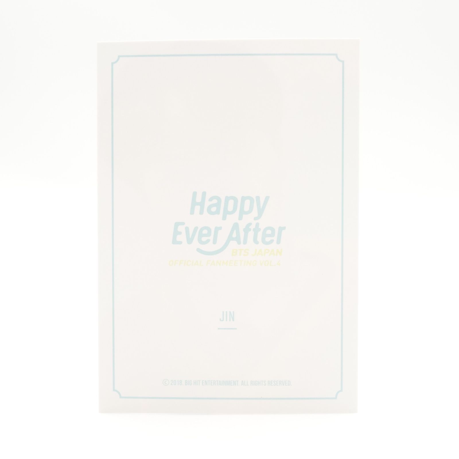 BTS ジン Happy ever after バインダー 付属 トレカ フォト カード ハピエバ JIN ソクジン 防弾少年団 バンタン - メルカリ