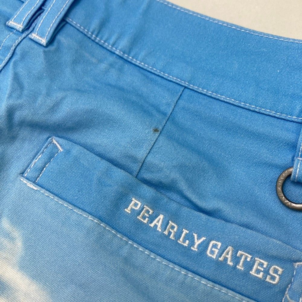 新品 PEARLY GATES スカート サイズ00 ブルー サイズ：1 PEARLY GATES パーリーゲイツ スカート 総柄 ブルー系