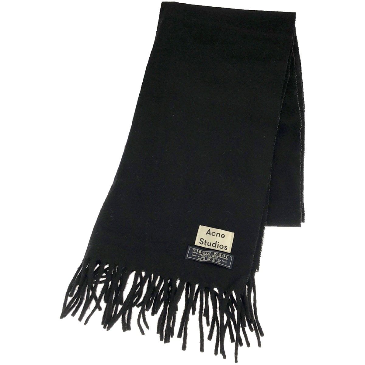 美品　アクネストゥディオズ　マフラー　ブラック 楽天市場】【名入れ刺繍】アクネストゥディオズ Acne Studios マフラー