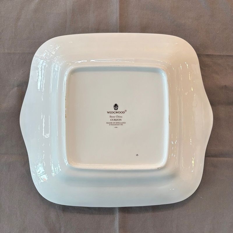 ウェッジウッド カーゾン シュガーポット ＆クリーマー ＆ プレート 3