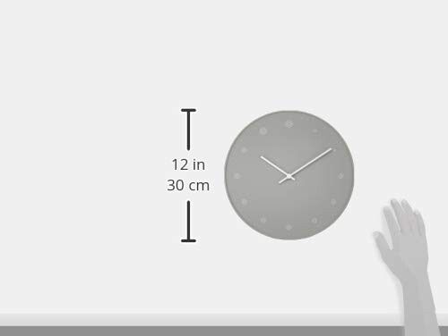 レムノス 掛け時計 モレキュール アナログ 灰 molecule NL17-02 GY Lemnos φ290×d40mm