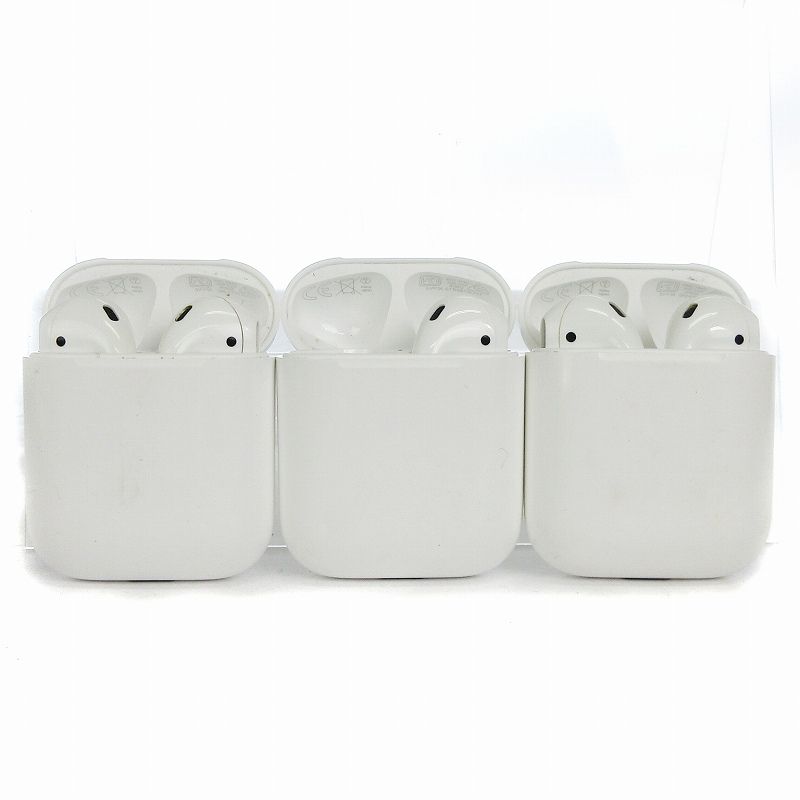 アップル Apple エアポッズ AirPods 第2世代 3点セット ワイヤレス イヤフォン A1602 白 ホワイト - メルカリ