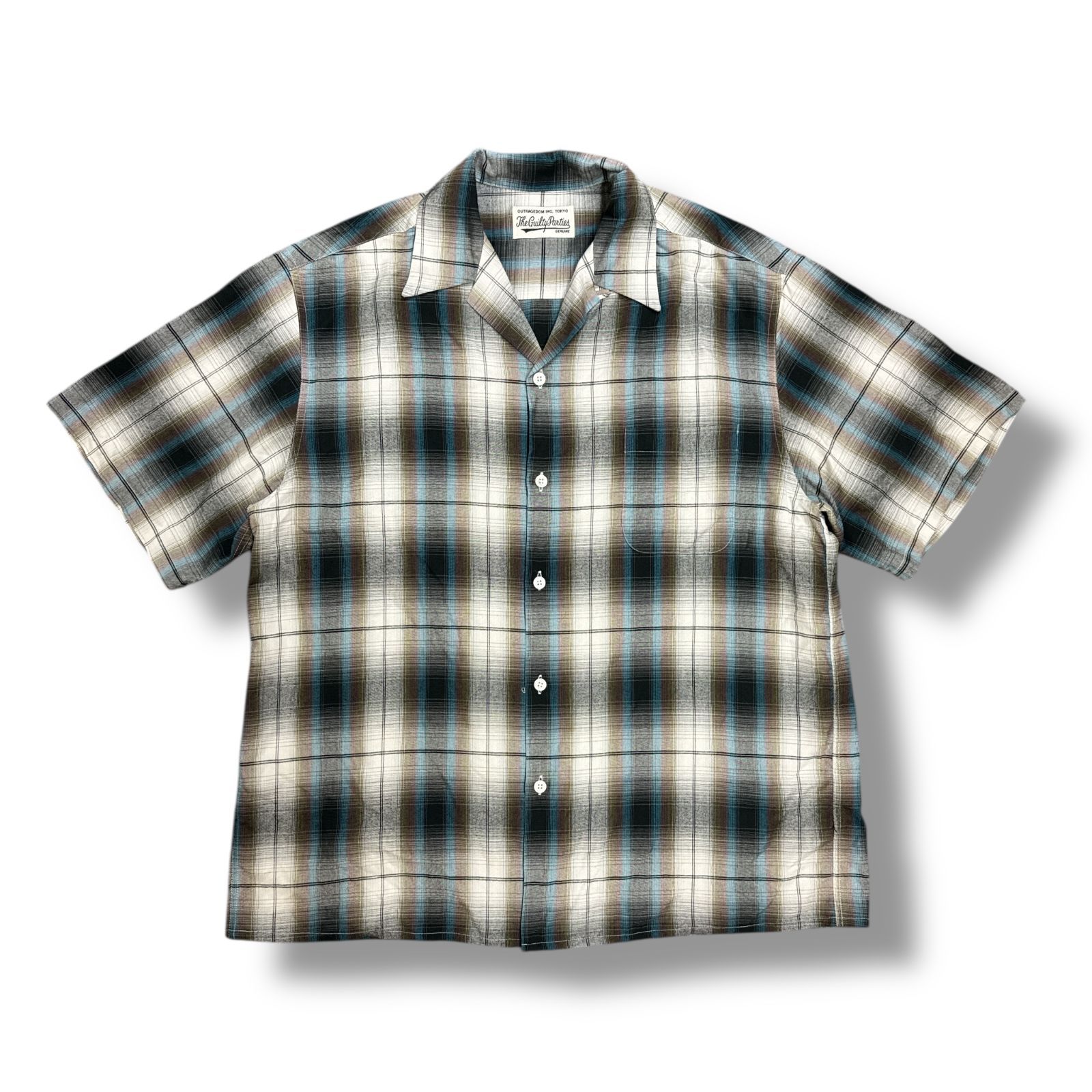 ワコマリア オンブレチェック半袖シャツThe Guilty Parties XL WACKO