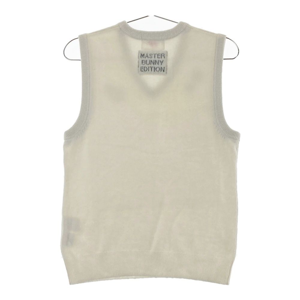 サイズ M MASTER BUNNY EDITION マスターバニーエディション ニットベスト ホワイト系 240101536755 ゴルフウェア レディース ストスト