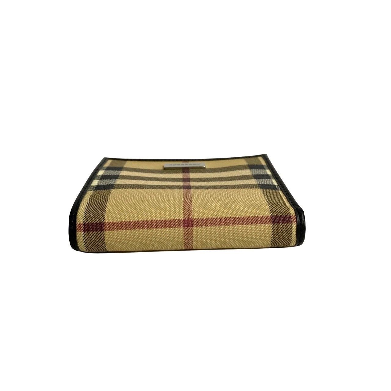 【極美品　BURBERRY　がま口　小銭入れ　ノバチェック　レザー　ロゴ　財布】 美品 BURBERRY バーバリー がま口 小銭入れ コインケース ノバ