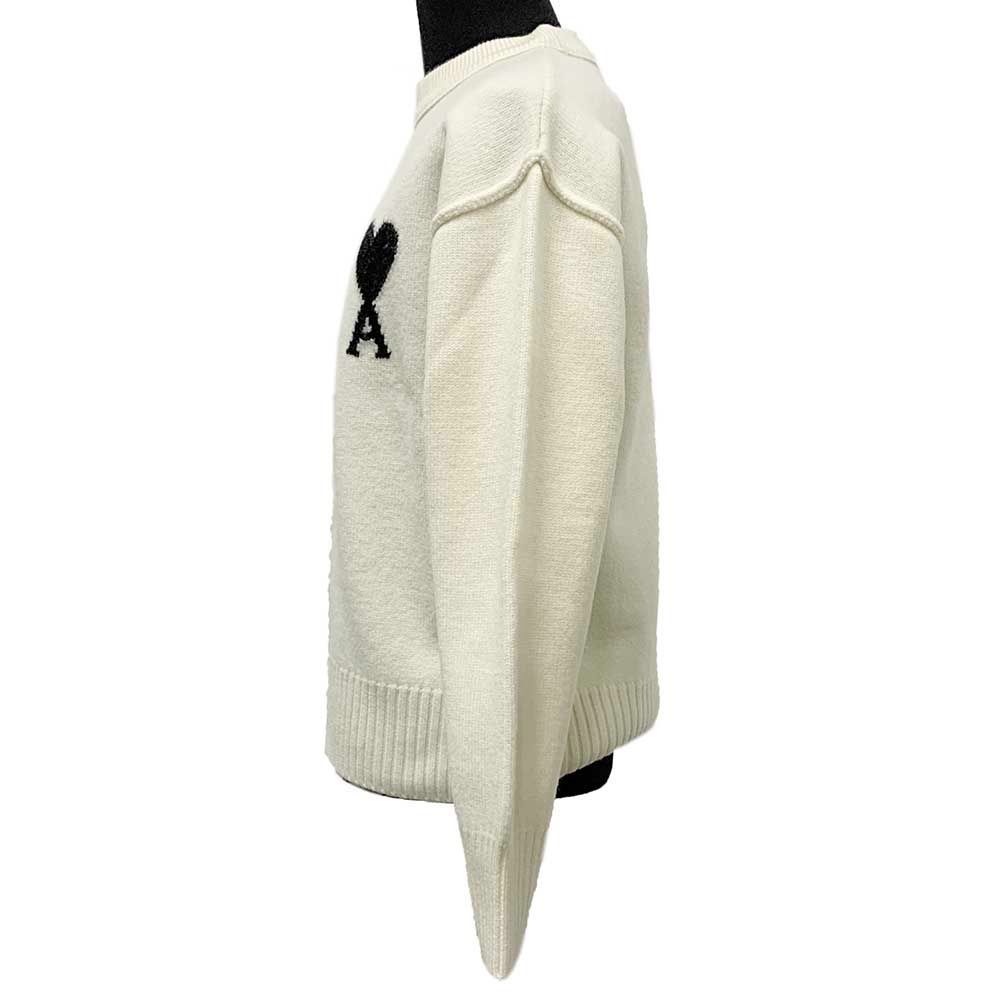 AMI PARIS アミパリス UKS838 018 151 メリノウールフェルトニット セーター