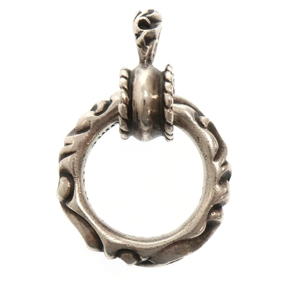 CHROME HEARTS クロムハーツ EYWR LOOP SCRL BAND アイウェアループ スクロールバンド ネックレストップ シルバー