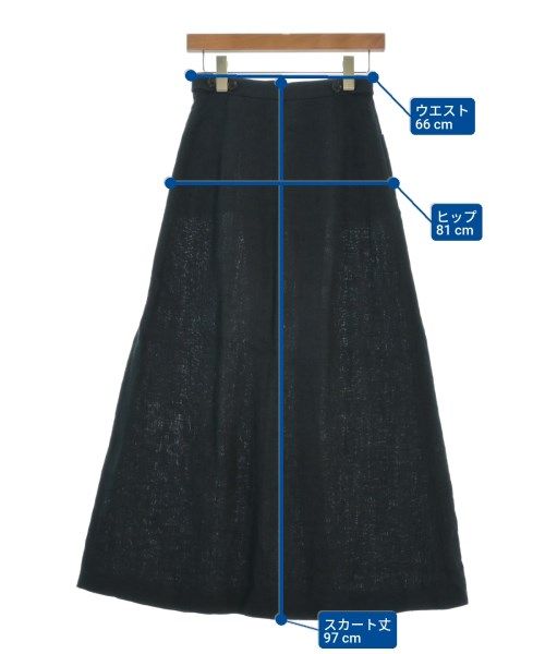 AURALEE ロング・マキシ丈スカート 水色 0490025A0037 AURALEE ロング・マキシ丈スカート レディース 【古着】【中古