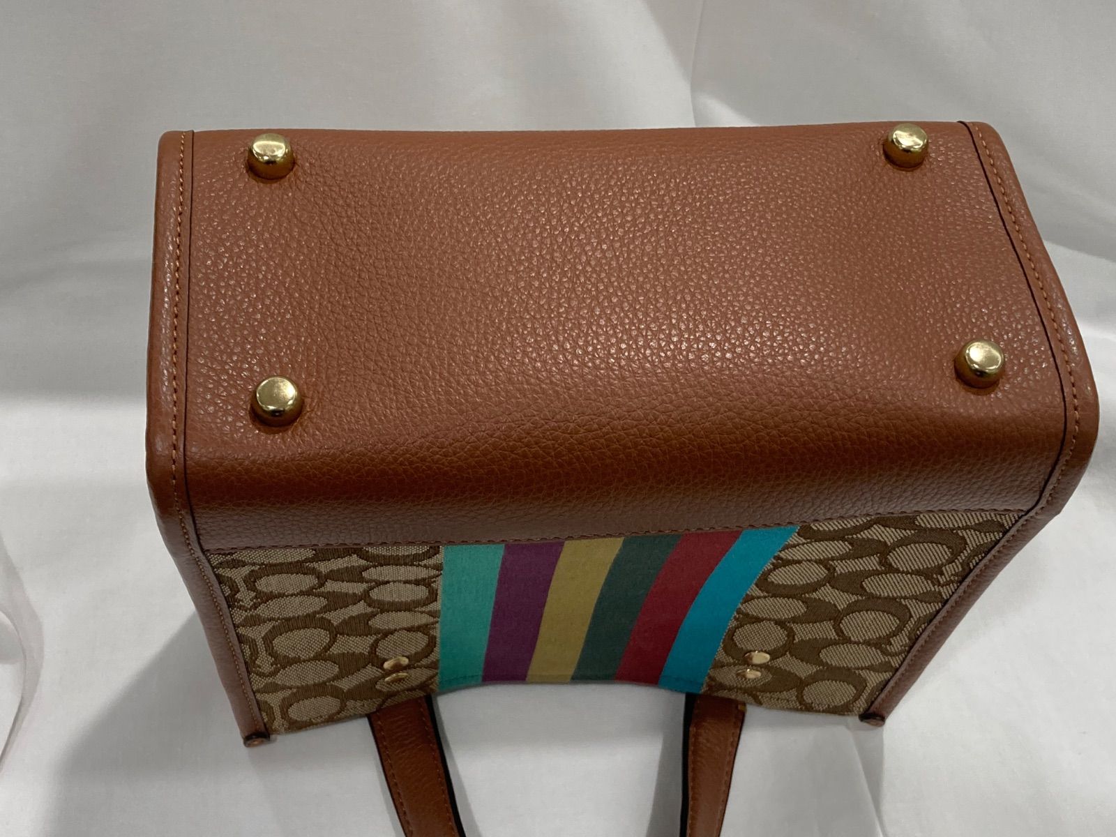 COACH コーチ デンプシートート シグネチャー トートバッグ キャンバス 