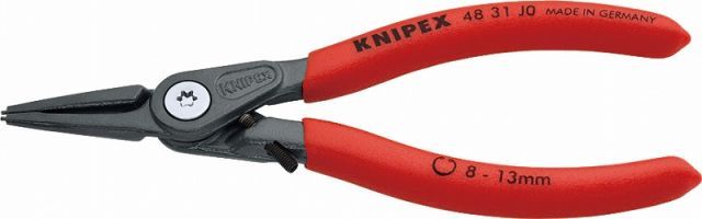 クニペックス(KNIPEX)穴用精密スナップリングプライヤー8-13mmクロージングリミッター付 4831-J0