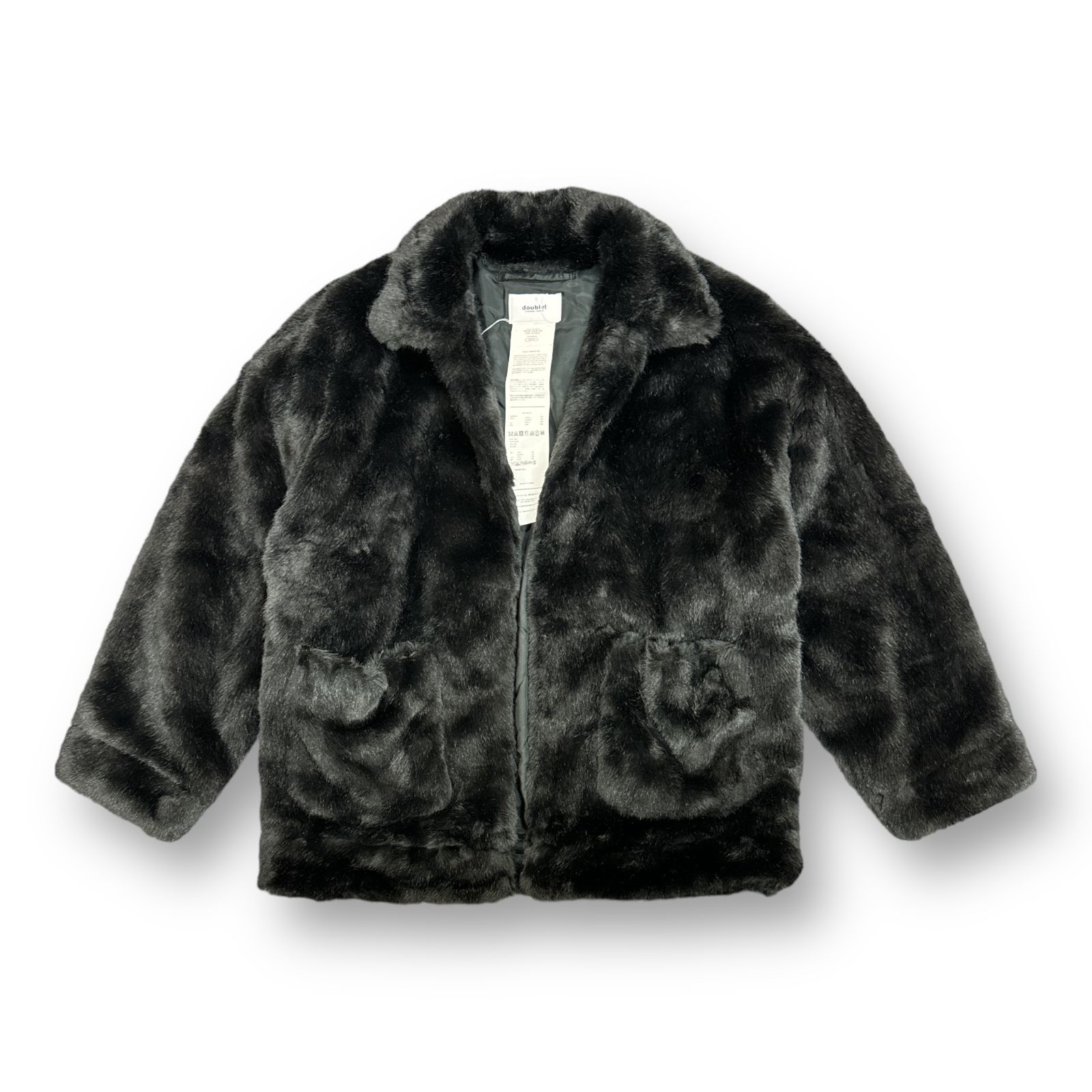 定価85800円 doublet HAND-PAINTED FUR JACKET 20AW04BL90 ハンド 