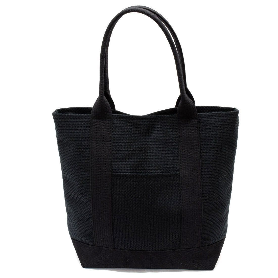 【数量限定】[sasicco] 三河木綿【OBI Tote Bagオビトート】 バッグ持ち手に柔道帯を使ったトートバッグ (黒)