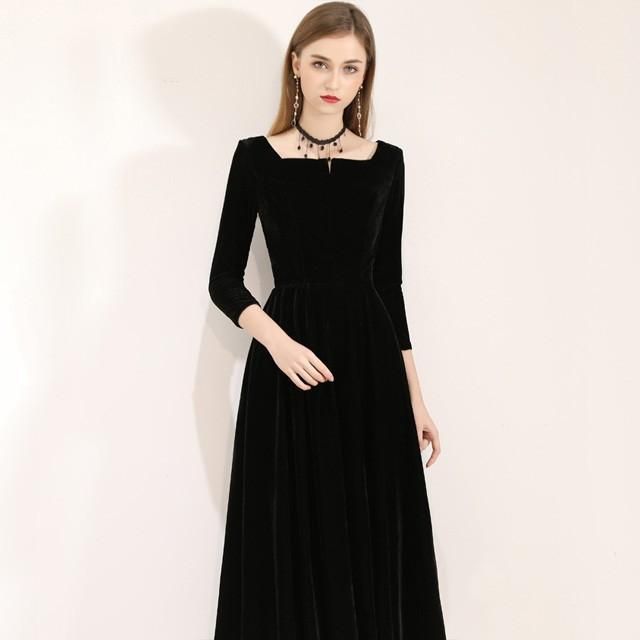 極美品 マルティニーク 千鳥格子バックタックブラウスワンピース