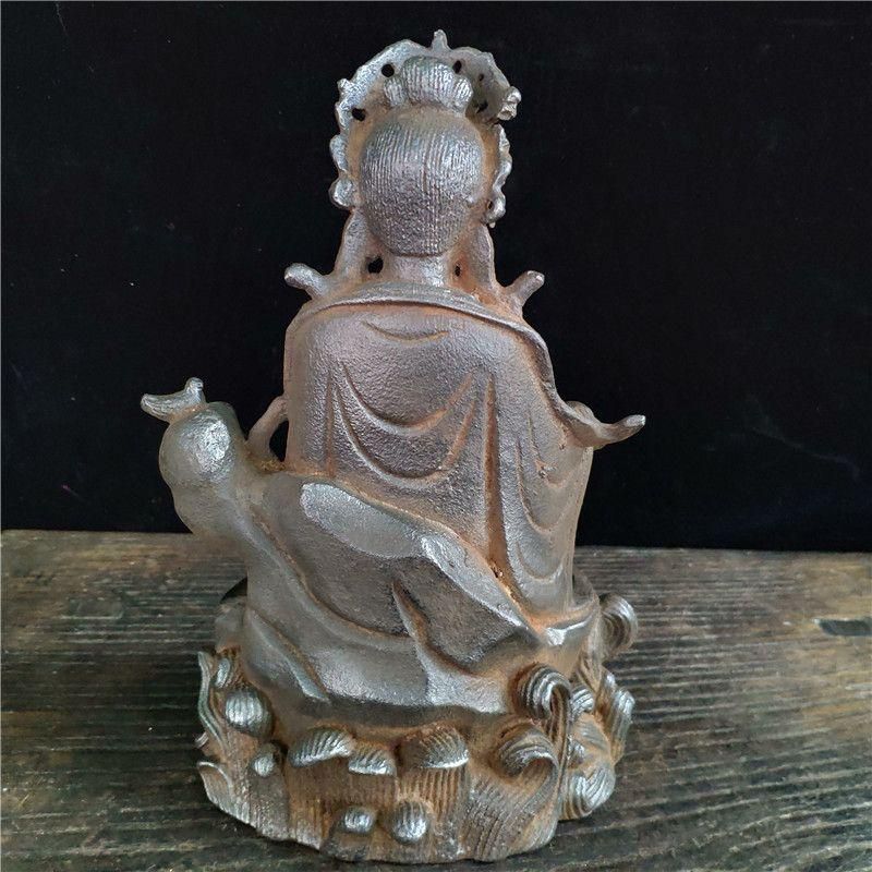 鉄器 鉄仏 南海観音坐像 工芸品 美術品 置物 鉄器 鉄仏 南海観音坐像 工芸品 美術品 置物 - メルカリ