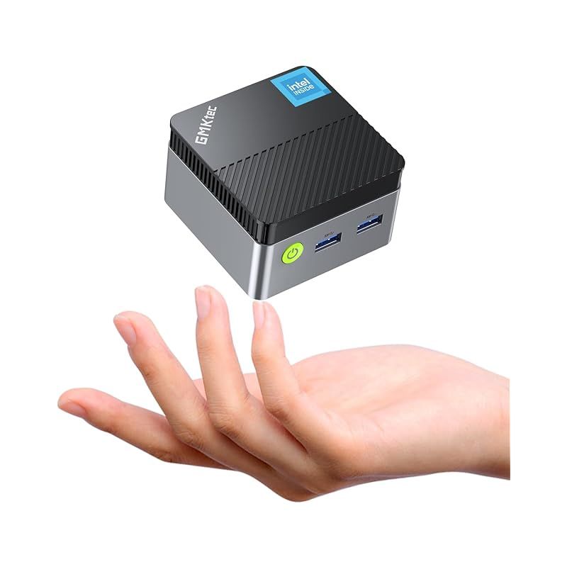 GMKtec ミニpc N150より速い 第12世代インテルAlder Lake-N97 mini pc Windows11 Pro LPDDR5 12GB 512GB SSD 4コア|4スレッド 最大周波数3.6GHz WIFI5|BT5.0 TDP 1