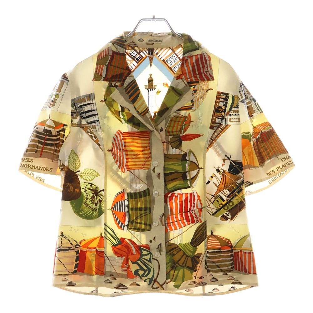 HERMES CHARMES DES PLAGES NORMANDES シャツ HERMES CHARMES DES PLAGES NORMANDES シャツ - メルカリ
