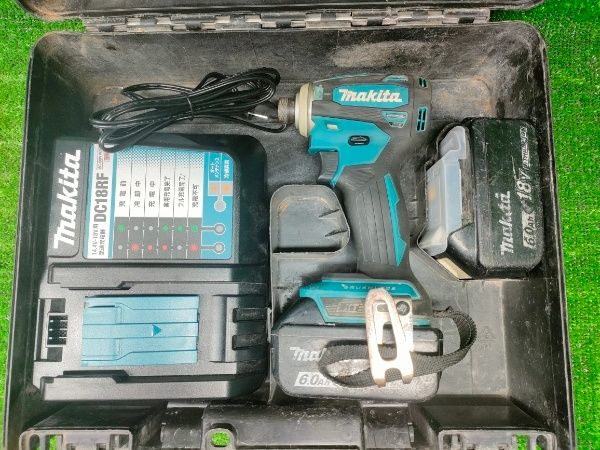 ◎マキタ インパクトドライバ マキタ純正6.0Ahバッテリ2本 充電器付 TD172DRGX 内部オーバーホール済み 動作 済み