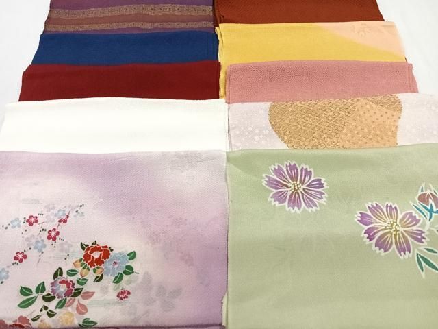 平和屋着物 和装小物 上質な帯揚げ 10枚セット CAAK2737xe