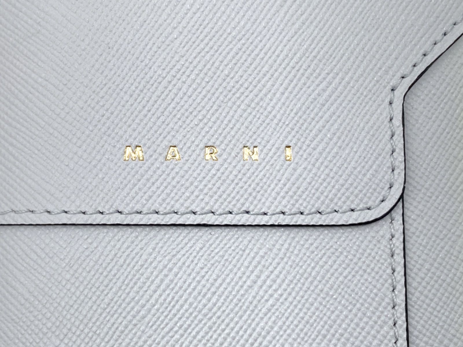 015)MARNI マルニ 二つ折り財布 TRUNK トランク 美品