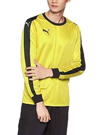 【新品・2営業日で発送】PUMA プーマ プーマ　ＬＩＧＡ　ＧＫ　シャツ　パッドツキ　品番：７２９９６５　カラー：ＣＹＢＥＲ　ＹＥＬＬＯＷ－（０３）　サイズ：Ｍ