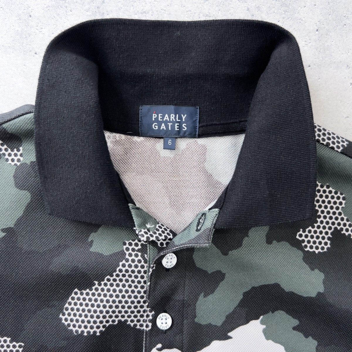 美品 PEARLY GATES パーリーゲイツ 吸水速乾 ストレッチ 半袖