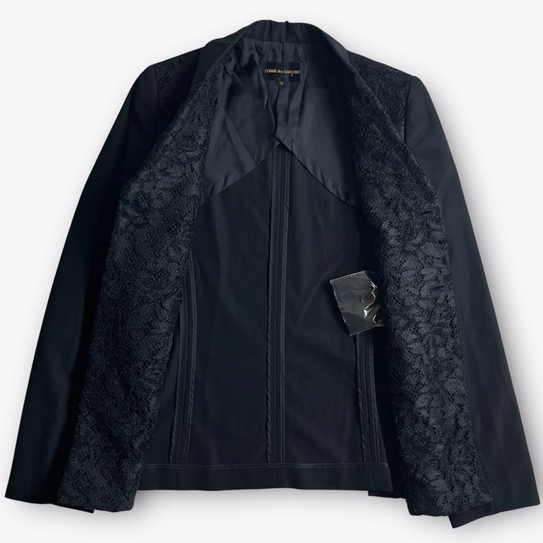 極美品 AD1992】COMME des GARCONS レース切替テーラード 