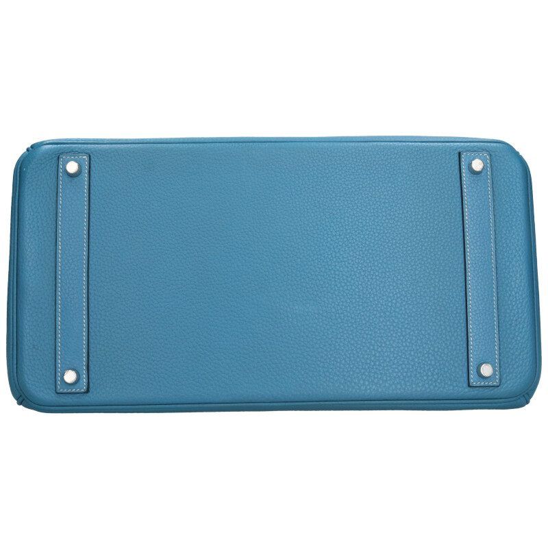 エルメス バーキン40 □M刻印 SV金具トリヨンクレマンスブルージーン  