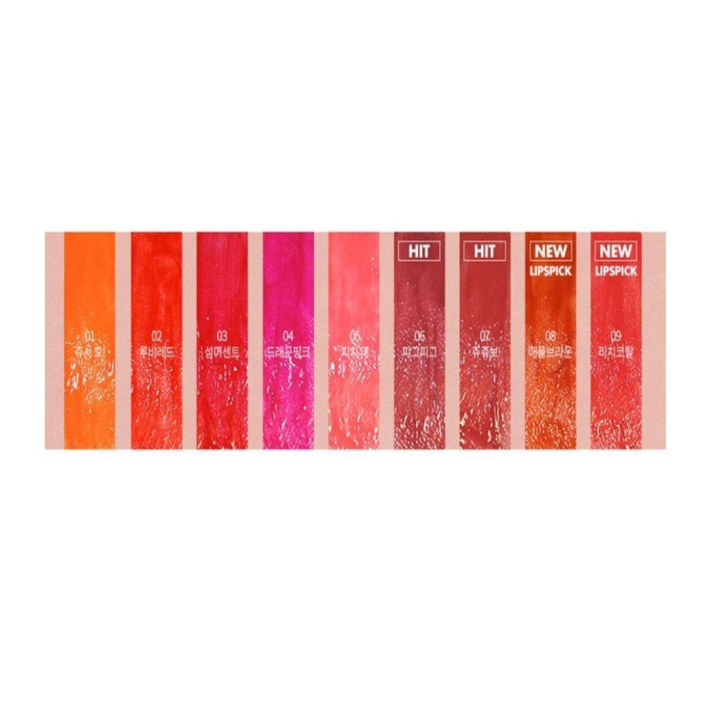 #9 Tint LITCHI Lasting Juicy Romand ティント CORAL[韓国コスメ並行輸入品] ラスティング ジューシー ...