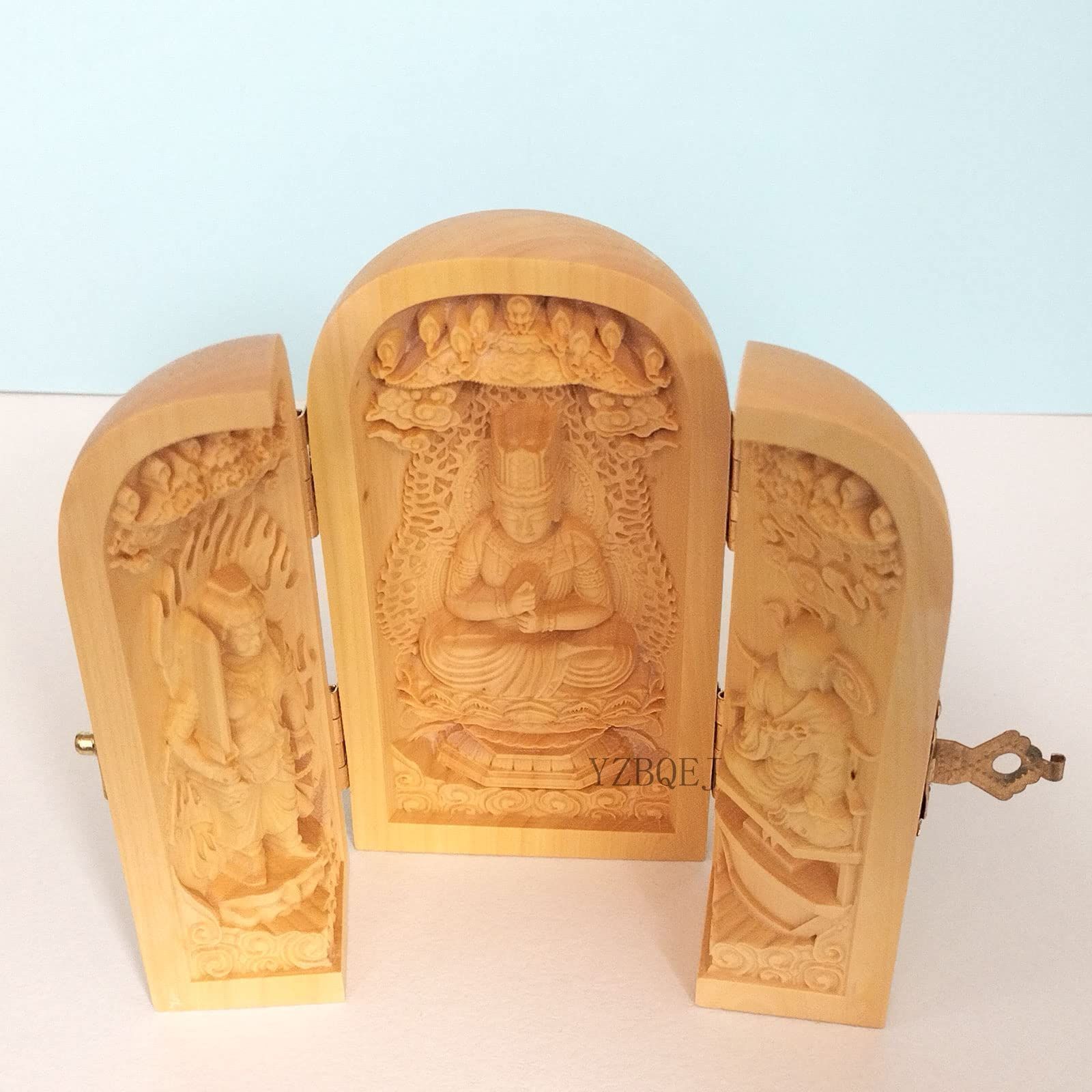 【修縁堂】密教 真言宗 不動明王 切金 木彫り 仏師彫り 仏教工芸品 m48322646626_1.jpg?1696859757