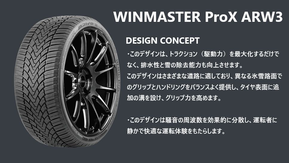 225/45R19 96V XL ARIVO WINMASTER PROX ARW3 新品 スタッドレスタイヤ 2本セット 2024年製 送料無料 225/45/19