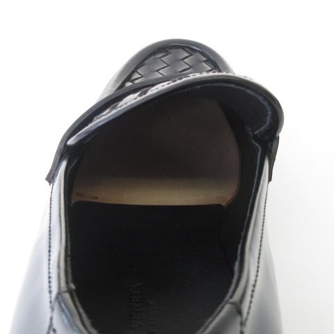 【希少】ボッテガヴェネタ イントレチャート フラットシューズ ローファー 黒 BOTTEGA VENETA ボッテガヴェネタ ローファー HADDOCK ハドック