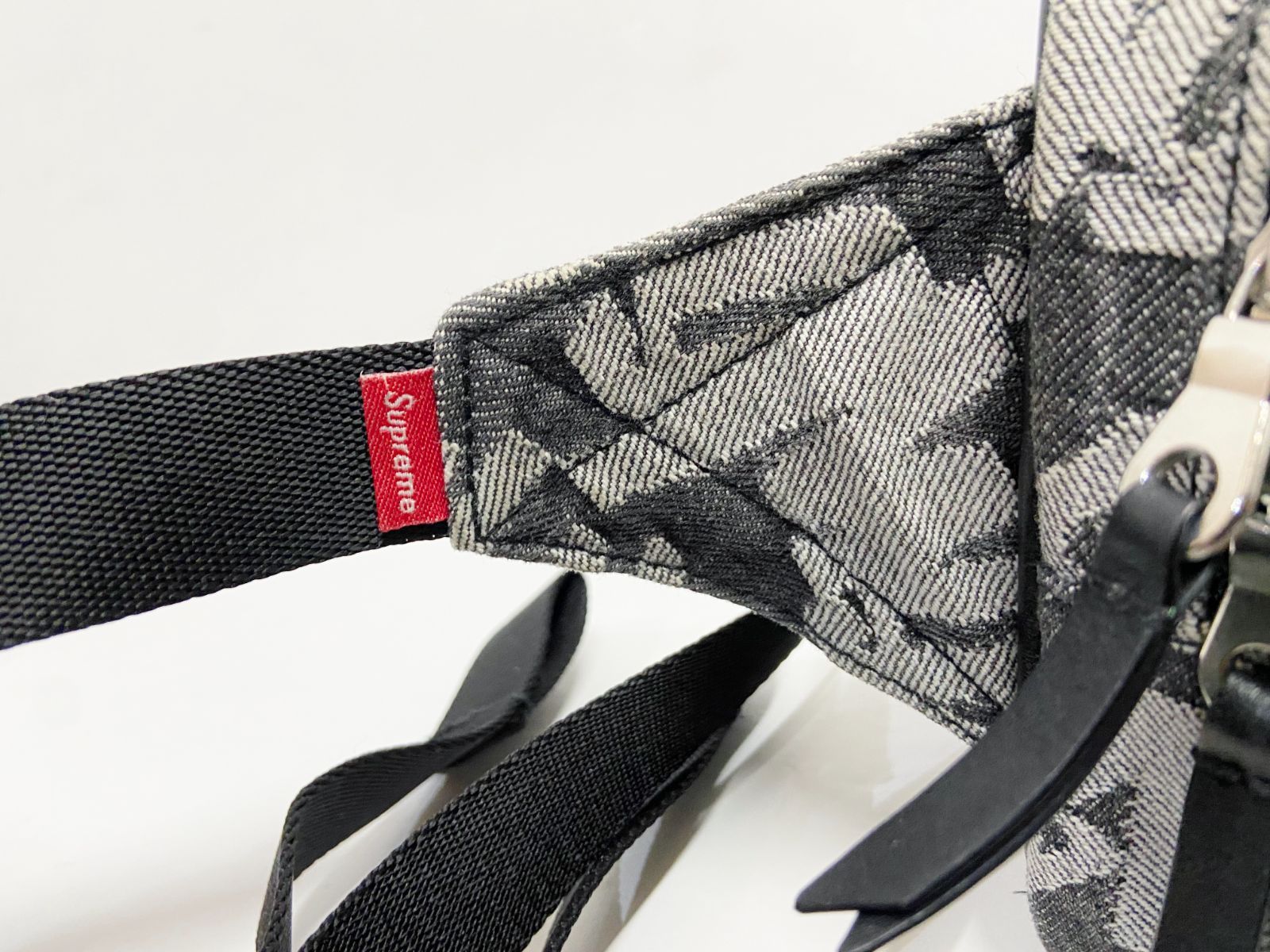 Supreme シュプリーム Fat Tip Jacquard Denim Waist Bag ジャガード