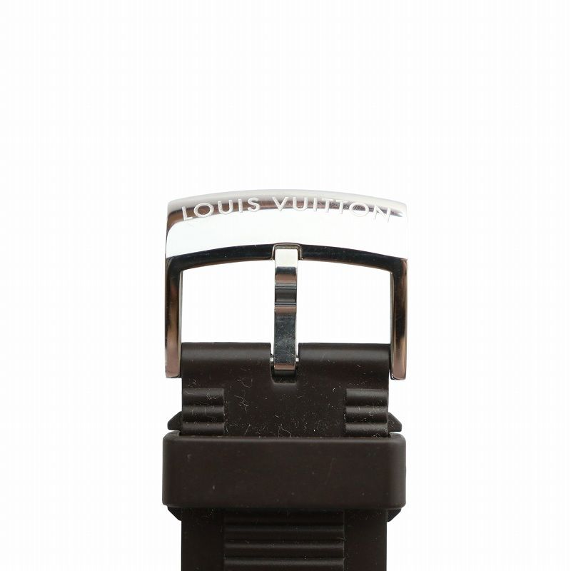ヴィトン　時計　ダミエグラフィット　ラバー　ベルト ルイヴィトン LOUIS VUITTON ダミエ タンブール用 ラバー バンド