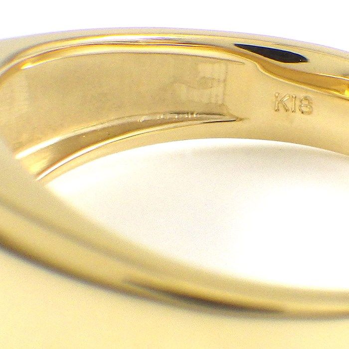 リング スクエア ギョーシェ ライン ソレイユ K18YG 15号 - メルカリ 