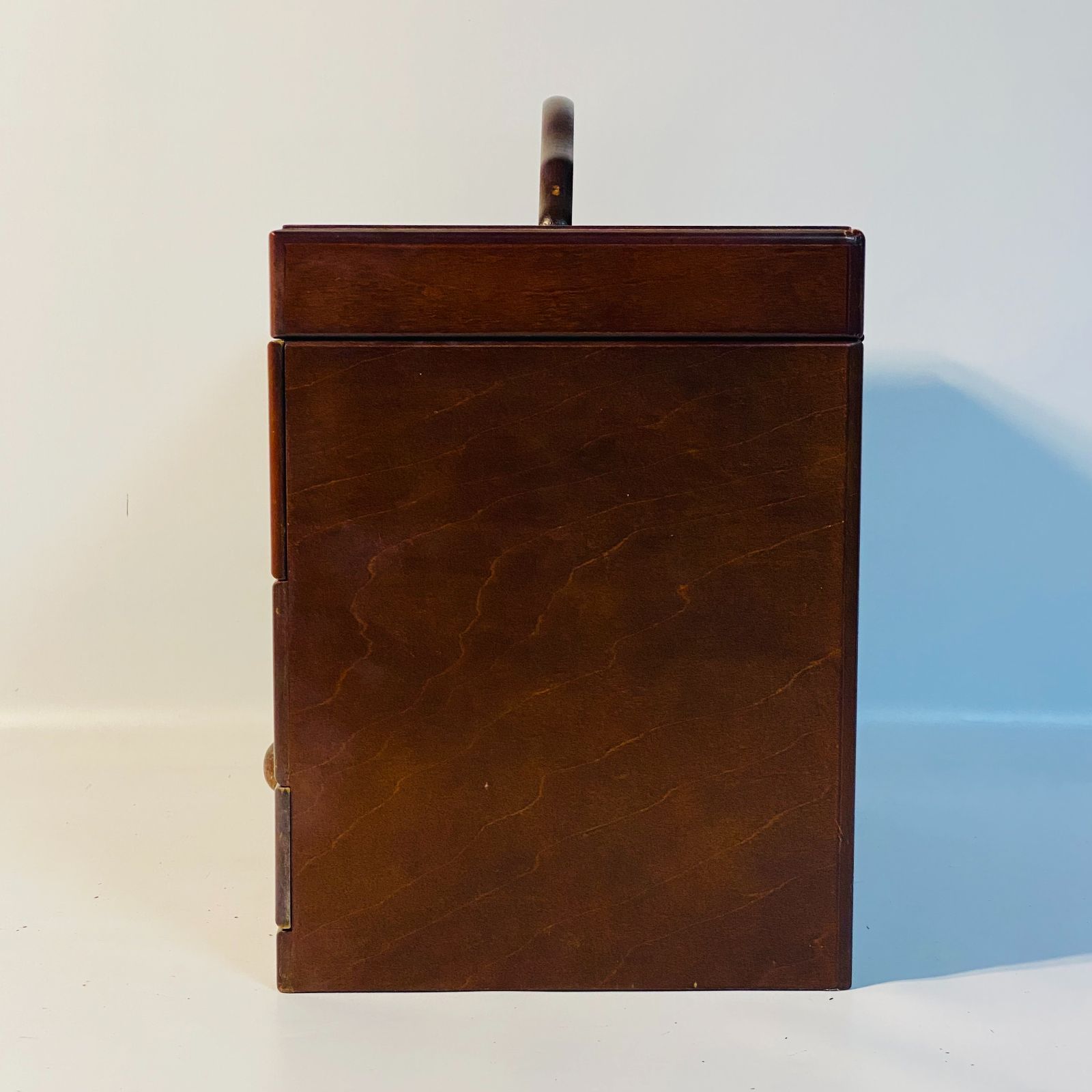 化粧箱 木目 三面鏡 木製 レトロ メイクボックス ドレッサー み MARWIL-DEMENAGEMENTS_CH