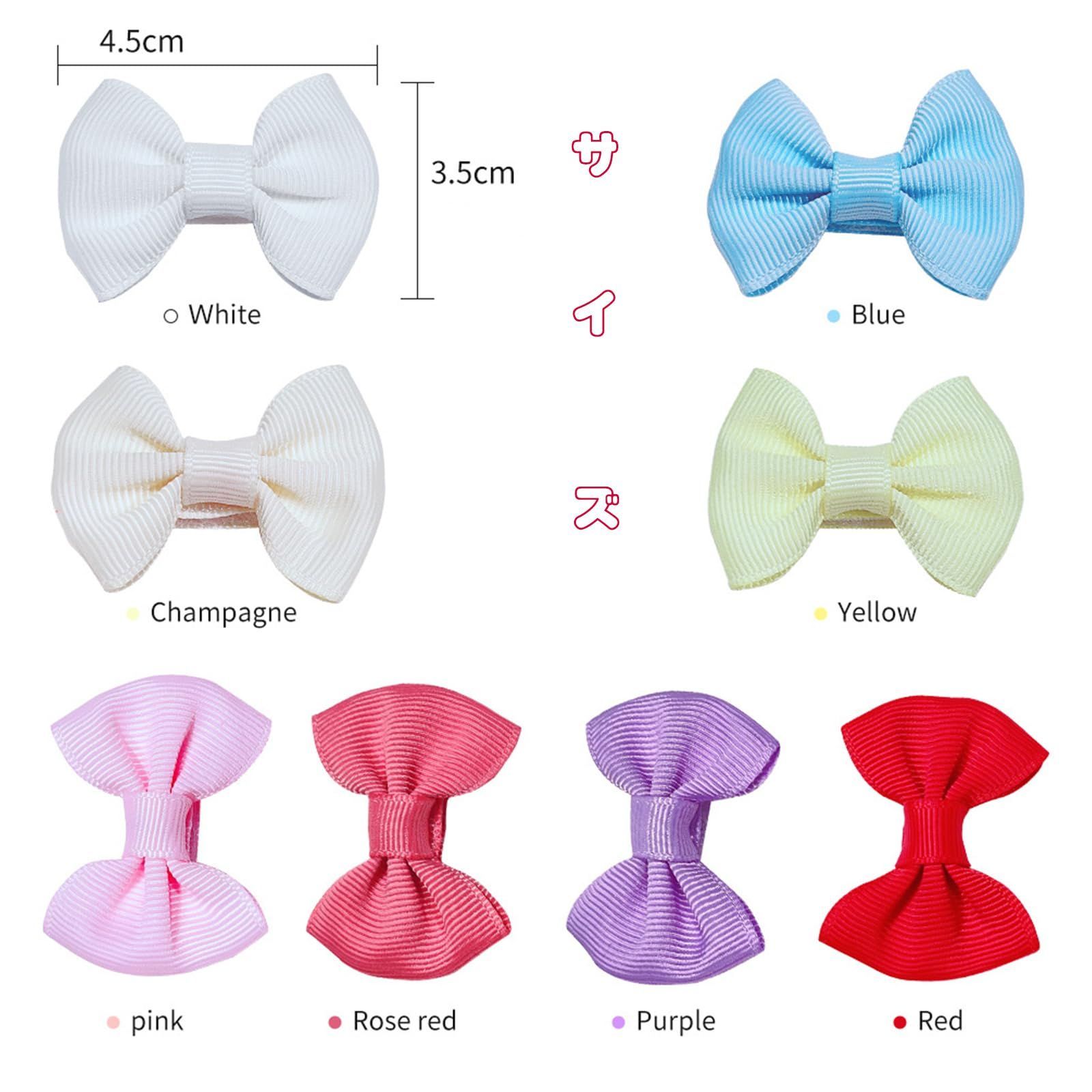 特価商品】少ない髪ベビー用ヘアクリップリボンカラフル16枚