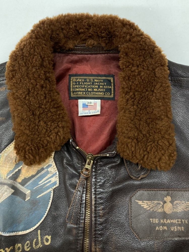 AVIREX U.S.N G-1 M-422A アヴィレックスジャケット 楽天市場】AVIREX アヴィレックス 50周年モデル G-1 TOP GUN