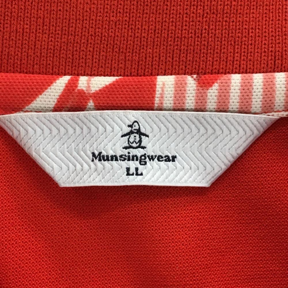 マンシングウェア】半袖ワンピース LL XL パラソル柄 ロゴ刺繍