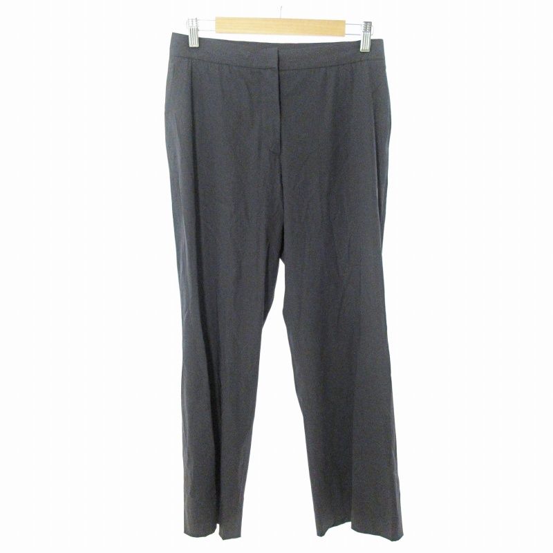 ジルサンダー JIL SANDER スラックス パンツ ストレッチ 紺 ネイビー  