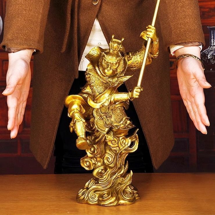 黄銅 166 真鍮 置物 ペンギン 2匹 セット ビンテージ 風水 開運 金運