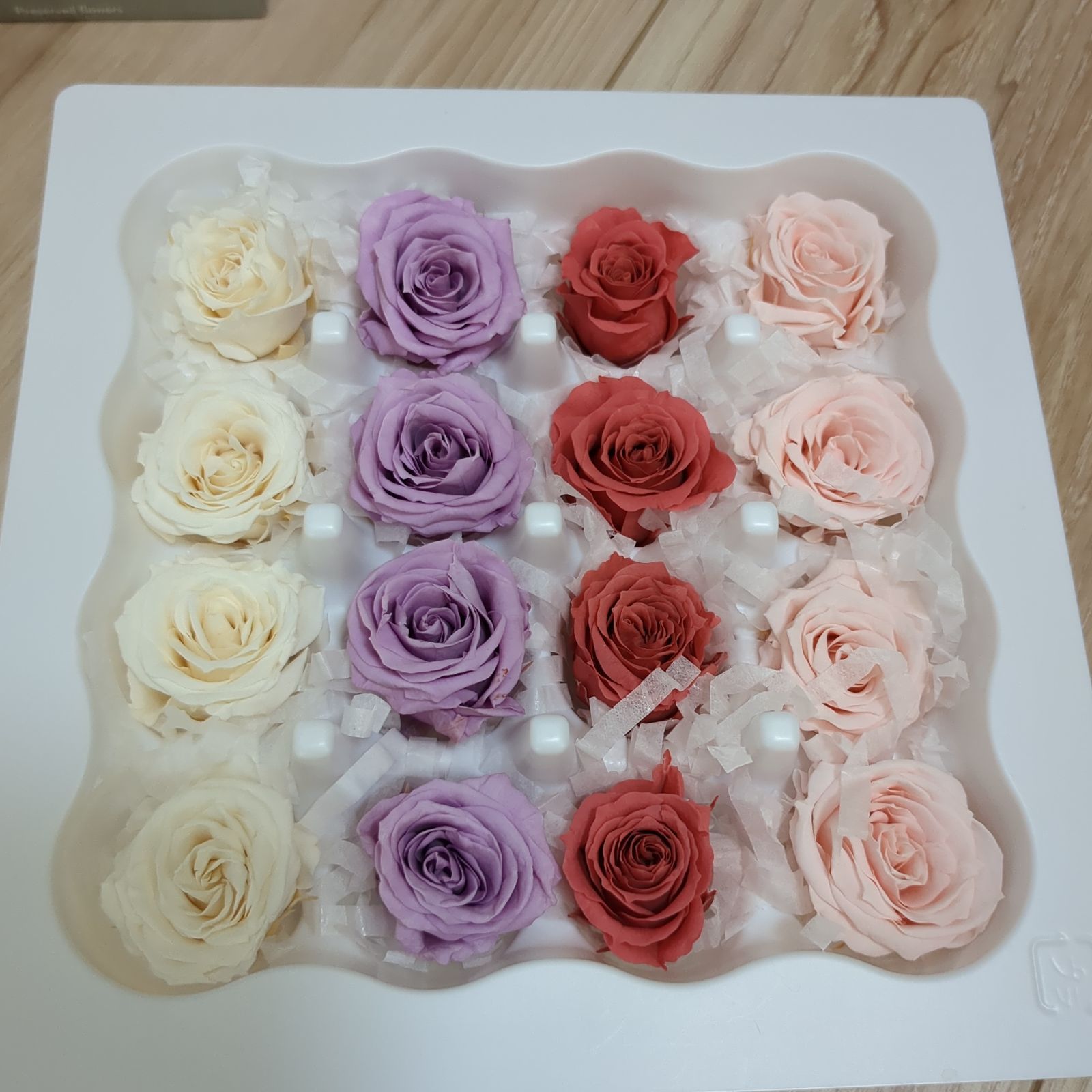 何でも揃う 花材 プリザーブドフラワー 薔薇 3箱セット