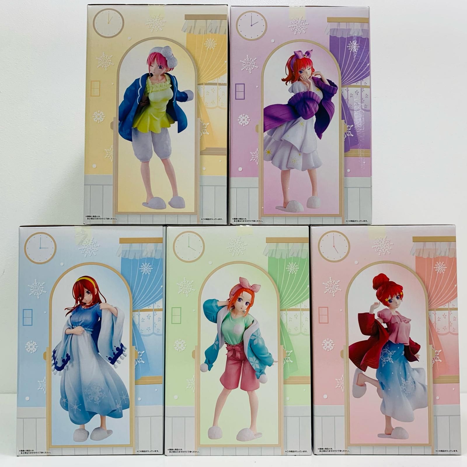 【飾磨店】 中古 フィギュア 五等分の花嫁 中野一花・二乃・三玖・四葉・五月 一番くじ スノールームウェア 【720】 飾磨店】 中古 フィギュア 五等分の花嫁 中野一花・二乃・三玖・