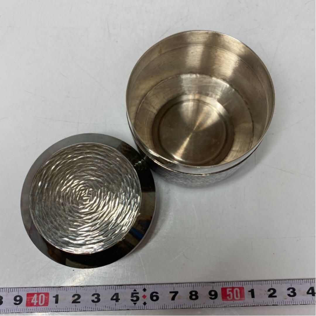 【超歓迎された】 孝三作 純銀 吹雪 なつめ 共箱 117g トサコ 東さ5-0411