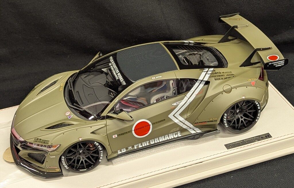 One Model 1|18 LB-WORKS HONDA NSX Matt Green