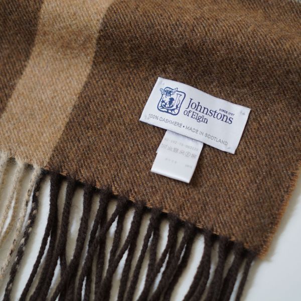 ジョンストンズ Johnstons エストネーション 別注 ESTNATION カシミヤ